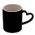 Jogo Caneca Porcelana Luminus Alça Coração Vermelho e Preto - Lyor - Imagem 2