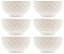 Jogo Tigela Bowl Porcelana Diamond Branco 300ml 6pç - Lyor - Imagem 1