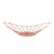 Cesta Fruteira Metal Bali Aramado Rosê Gold Premium 46cm - Yazi - Imagem 1