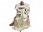 Anjo Luxo Ponteira Dourado Pérola Premium Grande 43cm - Riomaster - Imagem 1