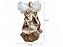 Anjo Luxo Ponteira Bronze Decorado Premium Grande 45cm - Riomaster - Imagem 3