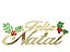 Guirlanda Decorada Gold Festão Verde 40cm Enfeite Dourado - Magizi - Imagem 3