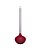 Jogo Utensílios Silicone Vinho Bordô Cabo Inox Elite e Suporte de Parede 7 Peças - Yazi - Imagem 4