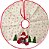 Saia para Árvore de Natal Decorada Rústica Boneco de Neve 60cm - Master Christmas - Imagem 1