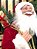 Papai Noel Casaco Vermelho Longo Luxo Saco Presentes 60cm - Master Christmas - Imagem 3