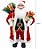 Papai Noel Casaco Vermelho Longo Luxo Saco Presentes 60cm - Master Christmas - Imagem 2