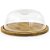 Queijeira Porta Queijo Eco Bambu Com Tampa Acrílico Ecokitchen 19cm - Mimo Style - Imagem 3