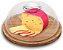 Queijeira Porta Queijo Eco Bambu Com Tampa Acrílico Ecokitchen 19cm - Mimo Style - Imagem 2