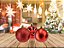 Kit 18 Bolas De Natal Mista Vermelha 6Cm Riomaster - Imagem 4