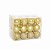 Kit 15 Mini Bolas Natal Dourada Glitter, Fosca, Lisa 3cm - Master Christmas - Imagem 2