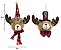 Kit Rena Pelúcia Castanho Premium Rosto 12cm 2 Unidades - Master Christmas - Imagem 3