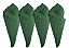 Kit 4 Guardanapos Tecido Ponto Ajour 40x40cm Verde 4 Peças - Jolitex - Imagem 1