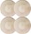 Jogo Americano Macramê Rosê Gold Premium PVC 40cm 4 Unidades - Master Christmas - Imagem 1