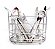 Kit Organizador Cozinha Suporte 5x1 e Porta Talheres Aço - Imagem 3