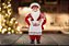 Papai Noel Confeiteiro Gourmet Vermelho com Avental 40cm - Magizi - Imagem 3