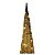 Árvore Pinheiro Iluminado Cone Cotton Dourado 15 Lâmpadas LED 50cm - Magizi - Imagem 2