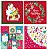 Kit Guardanapo De Natal Decorado Folhas Duplas 25cm 80 Unidades - Magizi - Imagem 1