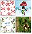 Guardanapos de Papel Decorados Natal Folhas Duplas Premium 80 unidades - Magizi - Imagem 1
