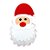 Jogo Mesa Posta Natal 8 Peças Porta Talher, Guardanapo Ponto Ajour e Anel Papai Noel - Magizi - Imagem 2