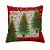 Jogo Capa de Almofada Natal Gobelin Premium 45x45cm 4 Unidades - Magizi - Imagem 6