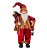 Papai Noel Casaco Vinho Luxo com Lampião e Saco Presentes 62cm - Magizi - Imagem 1