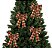 Kit Laço Grande Decorado Natal Xadrez Vermelho e Verde 20cm 4 Peças - Magizi - Imagem 3