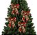 Kit Laço Gigante Decorado Natal Bico de Papagaio e Pinhas 45cm 4 Peças - Magizi - Imagem 2