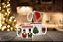 Jogo 3 Canecas de Natal Porcelana Premium Pinheiro e Quebra Nozes 330ml - Magizi - Imagem 2