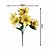 Jogo 3 Buquê Natal Bico de Papagaio Lamê Dourado 7 Flores 32cm - Yangzi - Imagem 4