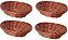 Kit Cesta Oval Fibra Sintética Pequena 17cm 4 Unidades - Yazi - Imagem 5