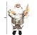Papai Noel Casaco Cinza Perolado Luxo Grande 60cm Presente e Pinheiro - Master Christmas - Imagem 4