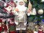 Jogo Papai Noel Casaco Cinza Perolado Luxo Pequeno, Médio e Grande - Master Christmas - Imagem 2