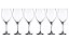 Conjunto Taça Elytium Iridion Vinho 580ml Vidro 6 Unidades - Vicrila - Imagem 3