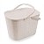 Kit Cesto Organizador Juta Vime Plástico Rattan 3 Peças - Nitron - Imagem 5