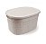 Kit Cesto Caixa Organizador Vime Plástico Rattan 3 Peças - Nitron - Imagem 4