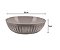 Tigela Melamina Plisse Cinza Premium 22cm - Yazi - Imagem 3