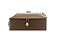 Caixa Organizadora Linho Marrom Com Zíper e Puxador Madeira 25x34cm Média - Yazi - Imagem 2