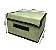 Caixa Organizadora Tecido Multiuso Monta Fácil Média 26x20cm Verde - Yazi - Imagem 2