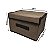 Caixa Organizadora Tecido Multiuso Monta Fácil Grande 38x25cm Marrom - Yazi - Imagem 7