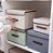 Caixa Organizadora Tecido Multiuso Monta Fácil Grande 38x25cm Marrom - Yazi - Imagem 2