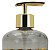 Jogo Porta Sabonete Líquido Sweet Home Vidro 350ml Gold 2 Un - Imagem 2