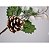 Kit Galho Pick Pinha Nevada Folhas e Berries Natal 17cm 3 Pç - Imagem 4