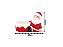 Jogo Porta Vela Natal Cerâmica Papai Noel 10cm 2 Unidades - Yangzi - Imagem 2