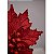 Flor Natal Bico de Papagaio Pick Gliter Vermelho 22cm 3 Un - Imagem 3
