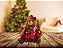 Mamãe Ursa Natal Pelúcia Sentada 22cm Cachecol Tricô - Imagem 5