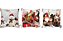 Jogo 3 Capas de Almofada  Natal Prime 45x45cm Boneco de Neve - Imagem 3
