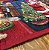 Caminho de Mesa Gobelin Trilho de Mesa Papai Noel 33cmx180cm - Imagem 3