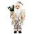 Papai Noel Luxo Champagne 40cm com Saco Presentes Gold - Imagem 1
