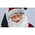 Papai Noel Musical Movimento à Corda Vinho Casaco Polar 45cm - Imagem 2
