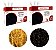 Kit 2 Cortina LED Branco Quente 120 Lâmpadas 1,2mx90cm 127V - Imagem 1